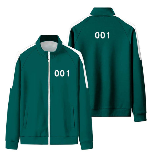 Squid Game Cosplay Costume Mask Jacket giacca da uomo junghoyeon stesso abbigliamento sportivo 456  067 maglione Halloween