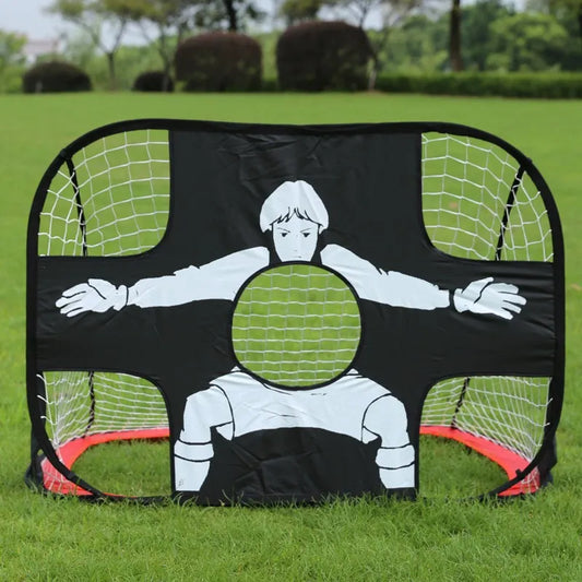 Folding Soccer Goal Portable Training Goal Mini Children's Football Target Net Indoor Outdoor Movable Training Toy soccer ball